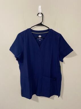 NWT Healing Hands HH751 Briana Scrub Top Nursing Medical, Navy Size Large